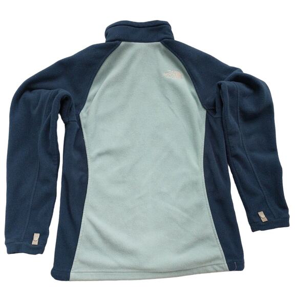 The North Face Khumbu Fleece Jacket Size Medium Blue Full Zip Womens - Picture 4 of 8